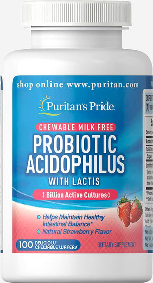 Probiotic Acidophilus Chewables Strawberry