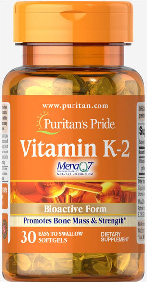 Vitamin K-2 (MenaQ7) 50 mcg