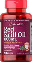 Red Krill Oil 1000 mg (170 mg Active Omega-3)