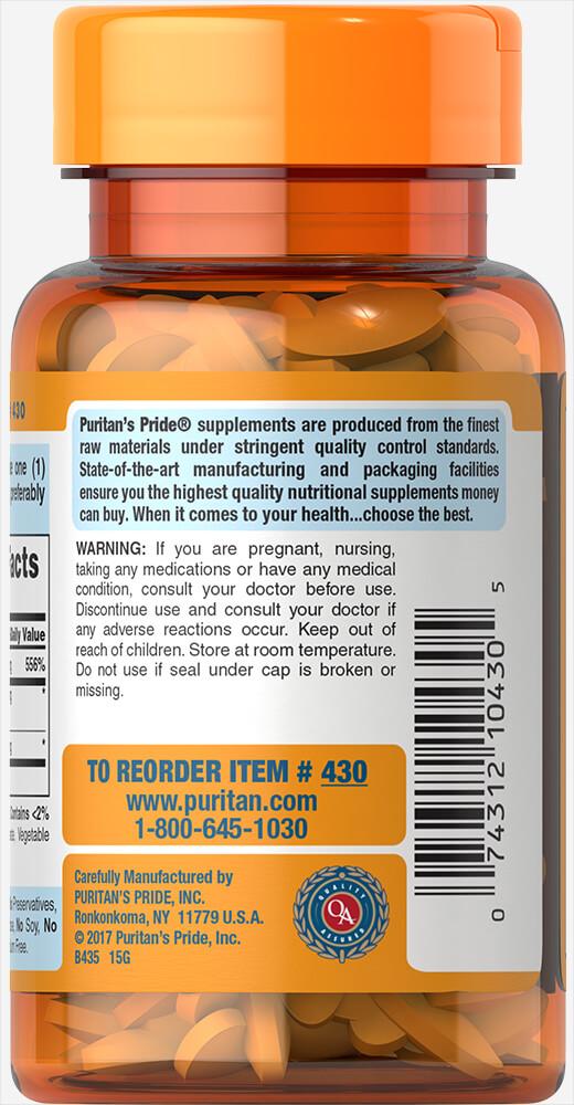 Vitamin C-500 mg with Bioflavonoids & Rose Hips