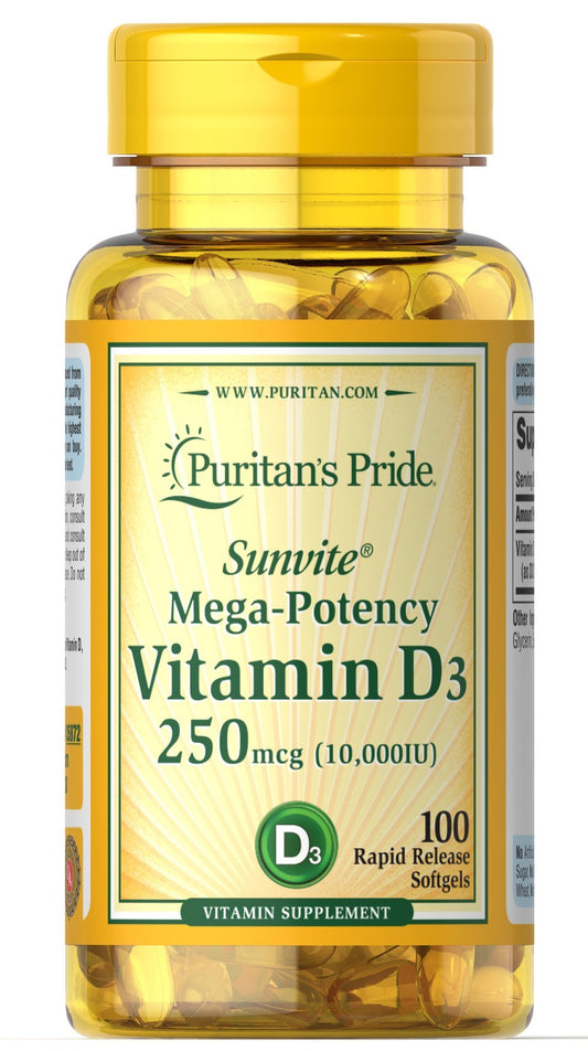 Vitamin D3 250 mcg (10,000 IU)